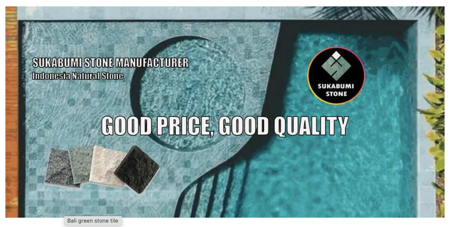 Bali Green Stone Tile Supplier